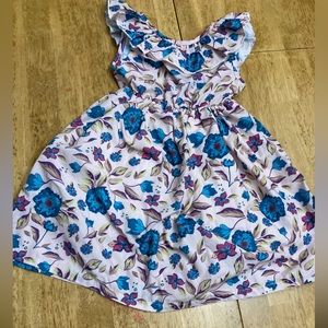 BEAUTIFUL TODDLER FLORAL DRESS 3/4 WORN ONCE
